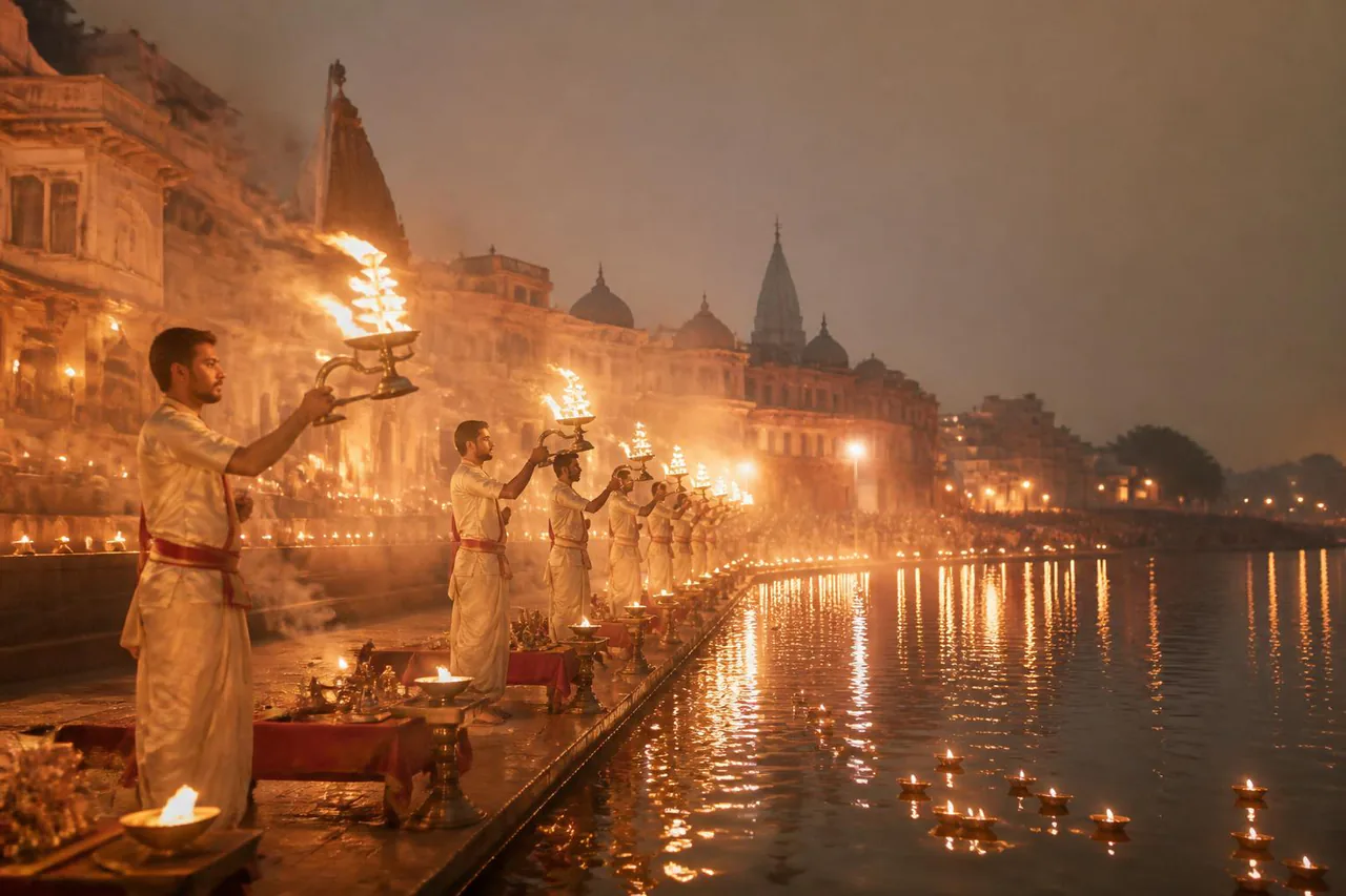 Saryu Sunrise in Ayodhya